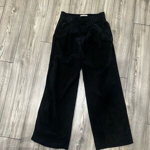 Everlane Blsck Wideleg Trouser Pants